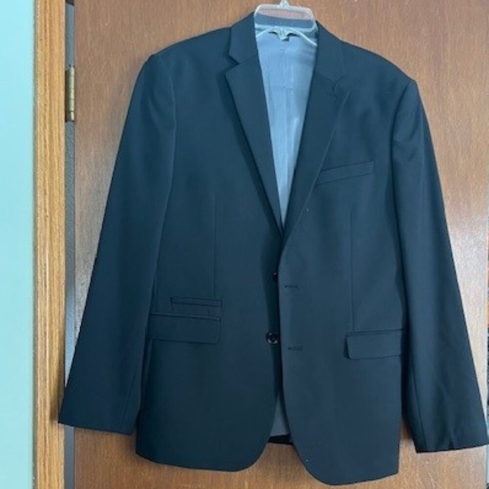 Men's Black Express Suit Jacket size 40R Slim